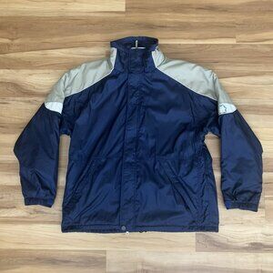Burton Snowboards Universe Jacket Men’s Large Insulated Vented Blue Elbow Logo
